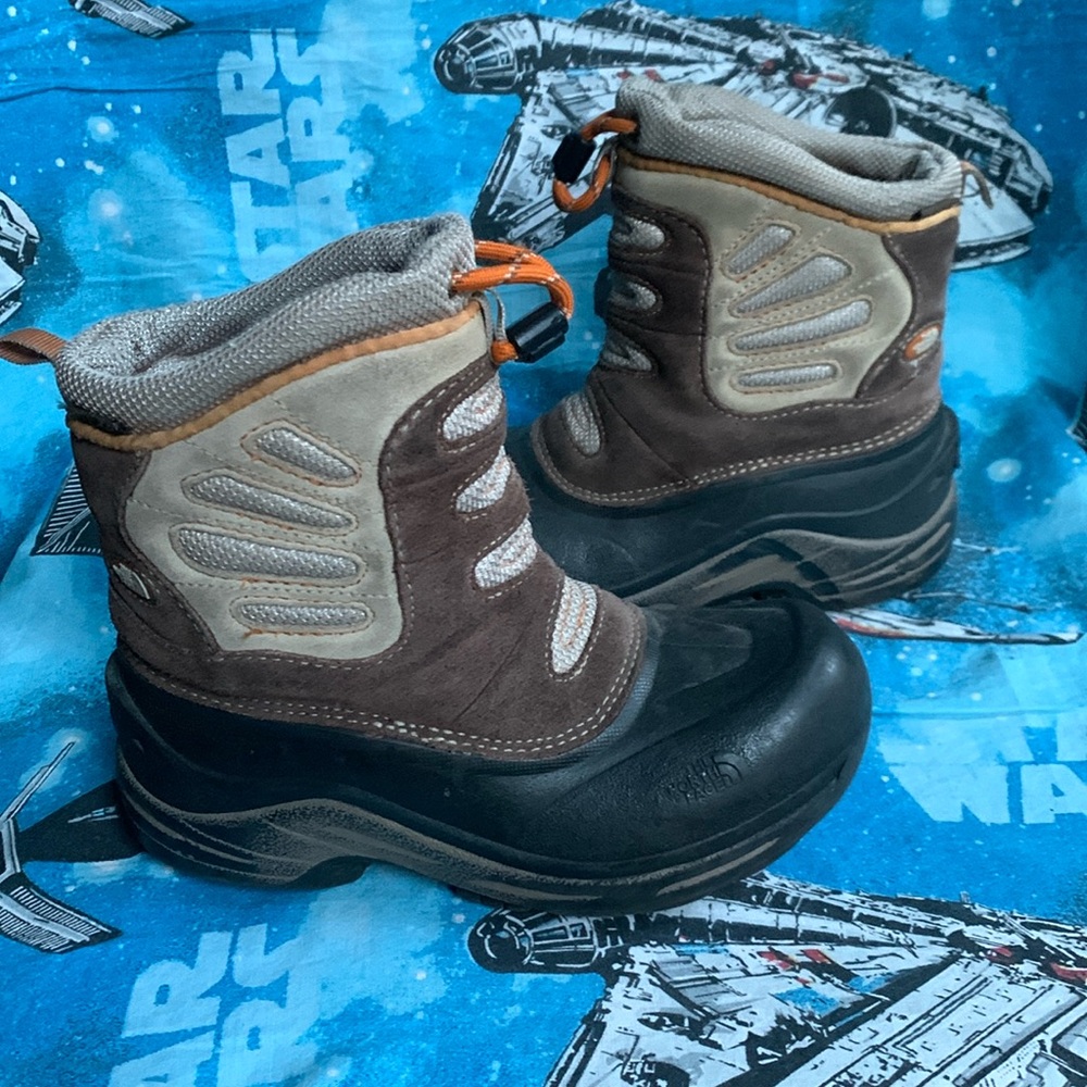 Kids 2 The North Face Snow Boots Slip on Winter Duck Boots